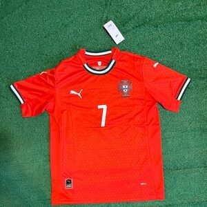 Portugal National Christiano Ronaldo Red Jersey